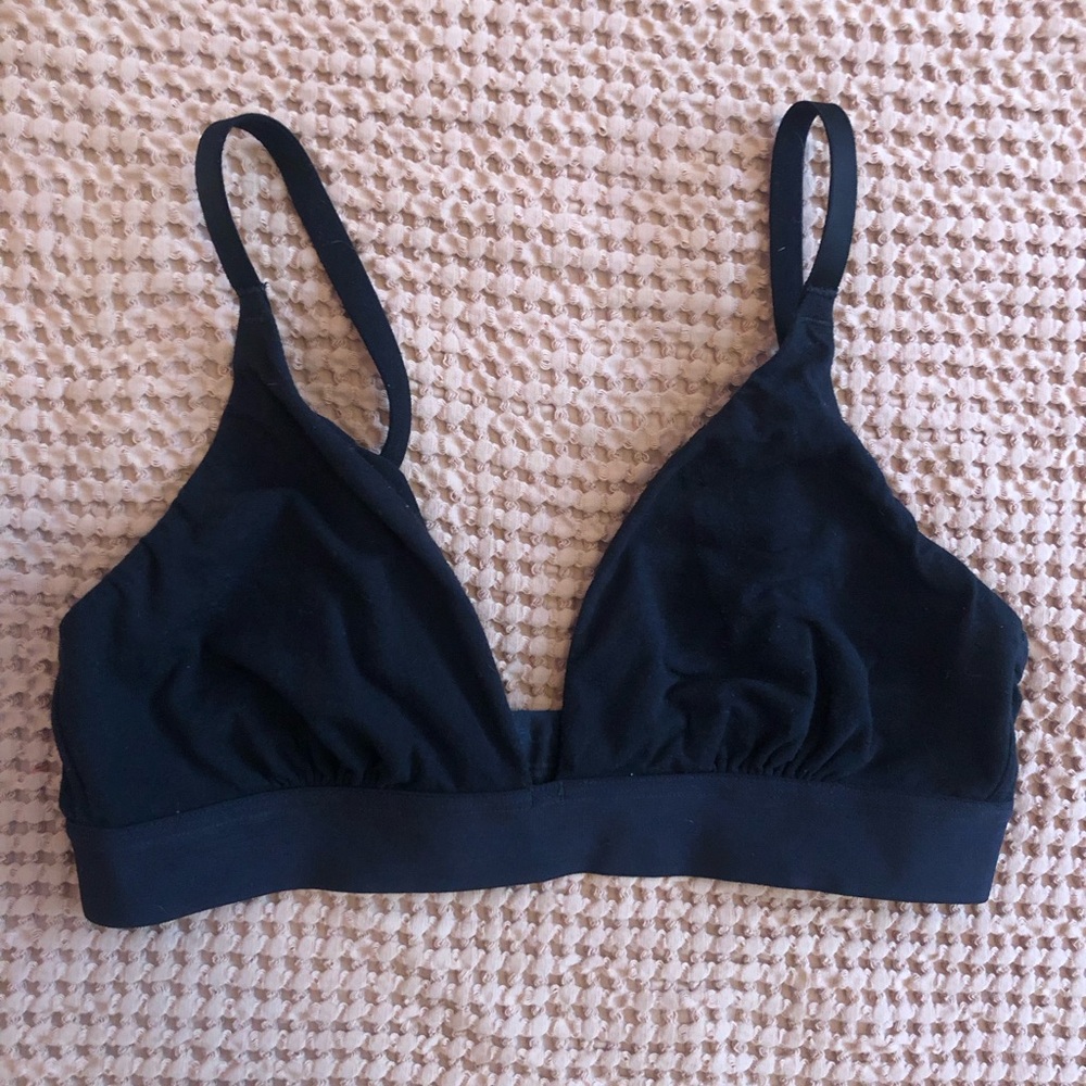 Negative Cotton triangle bra 3